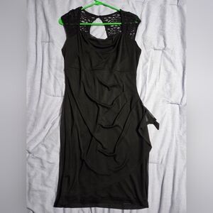 Enfocus Studio Black Asymmetrical Dress